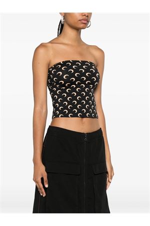 Top bustier corto senza maniche MARINE SERRE | WTS011ACJER0001IT99